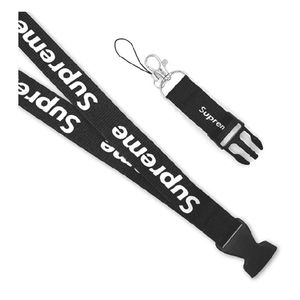Black supreme lanyard